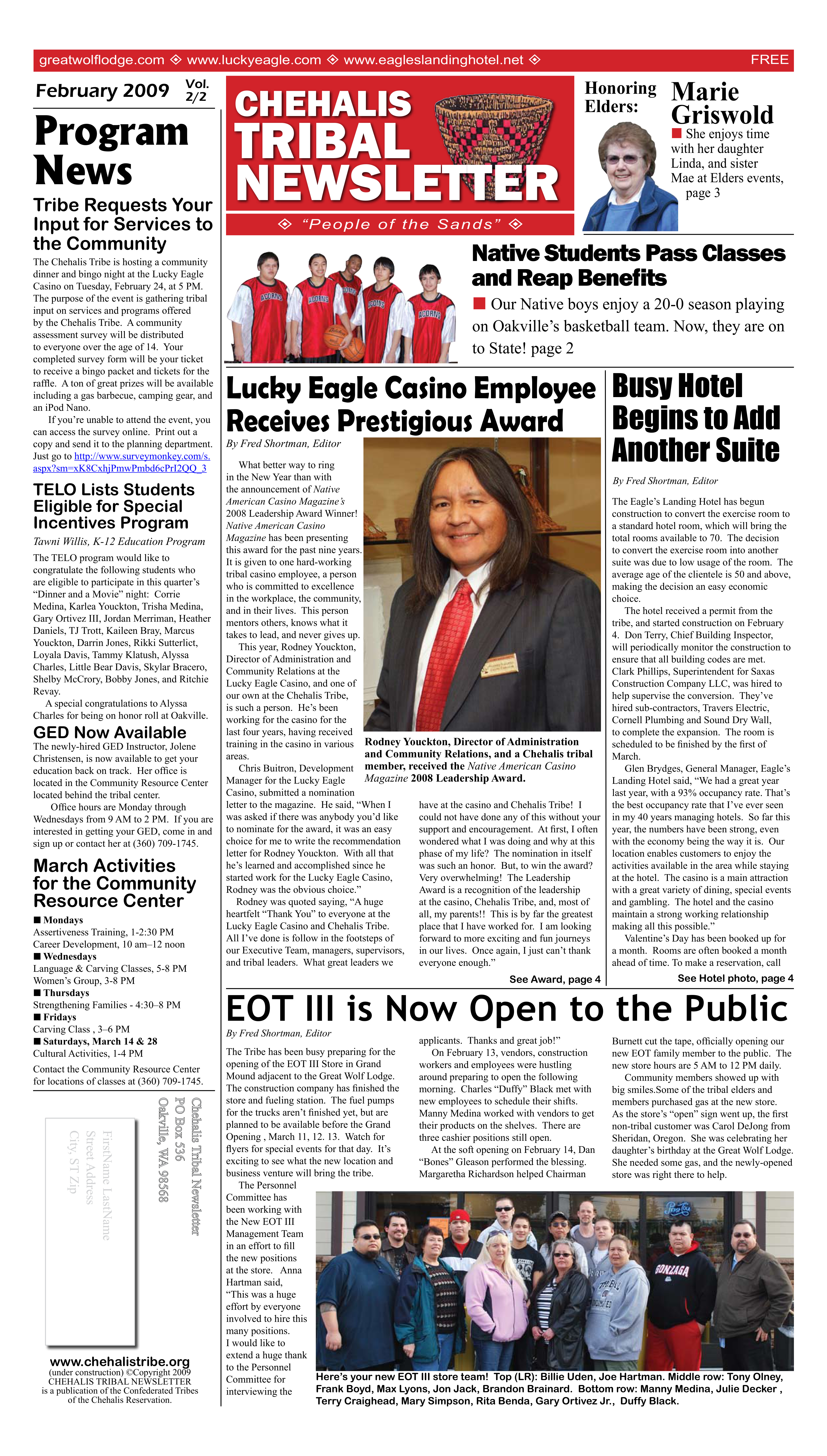 First page of February 2009