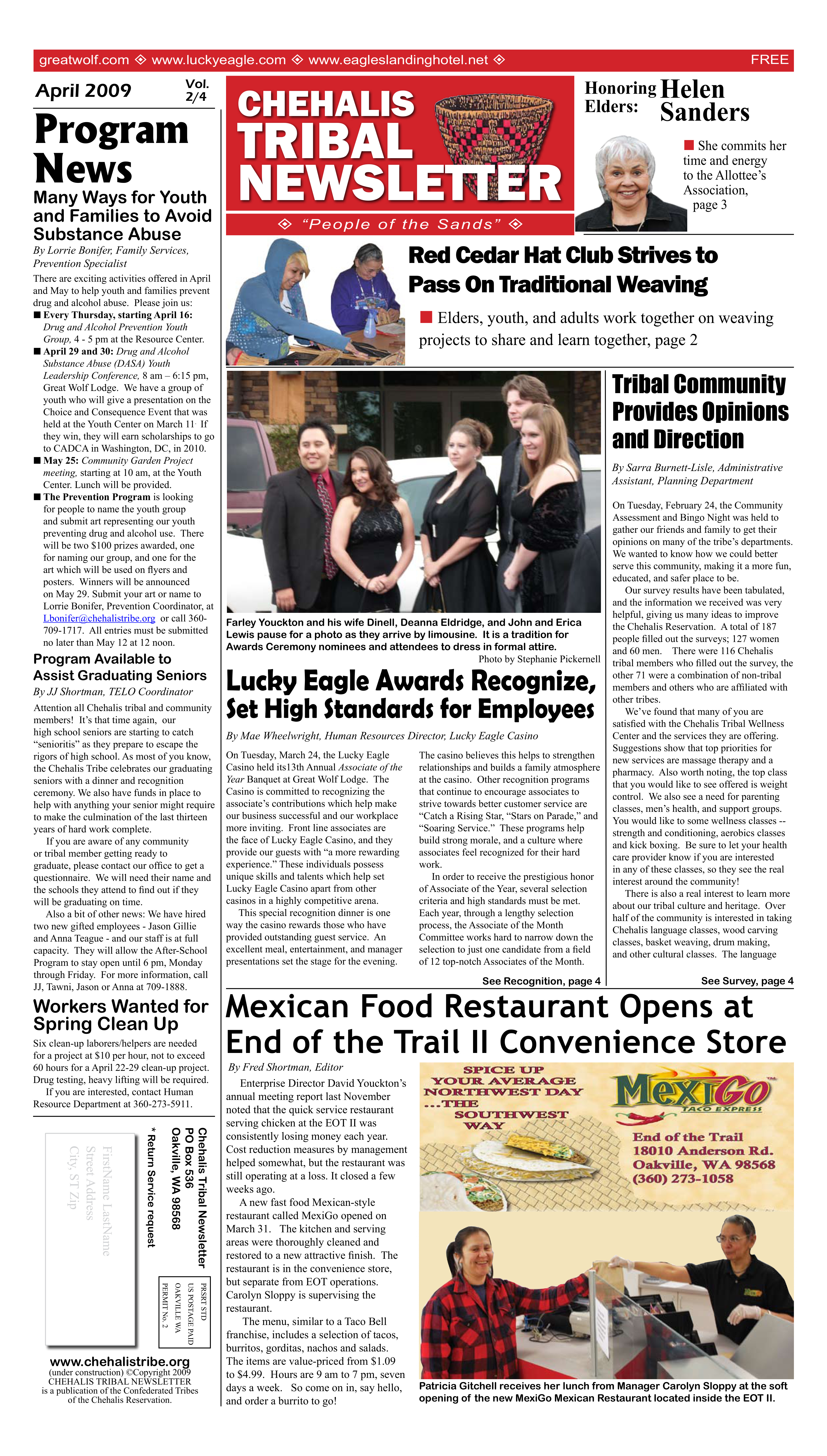 First page of April 2009