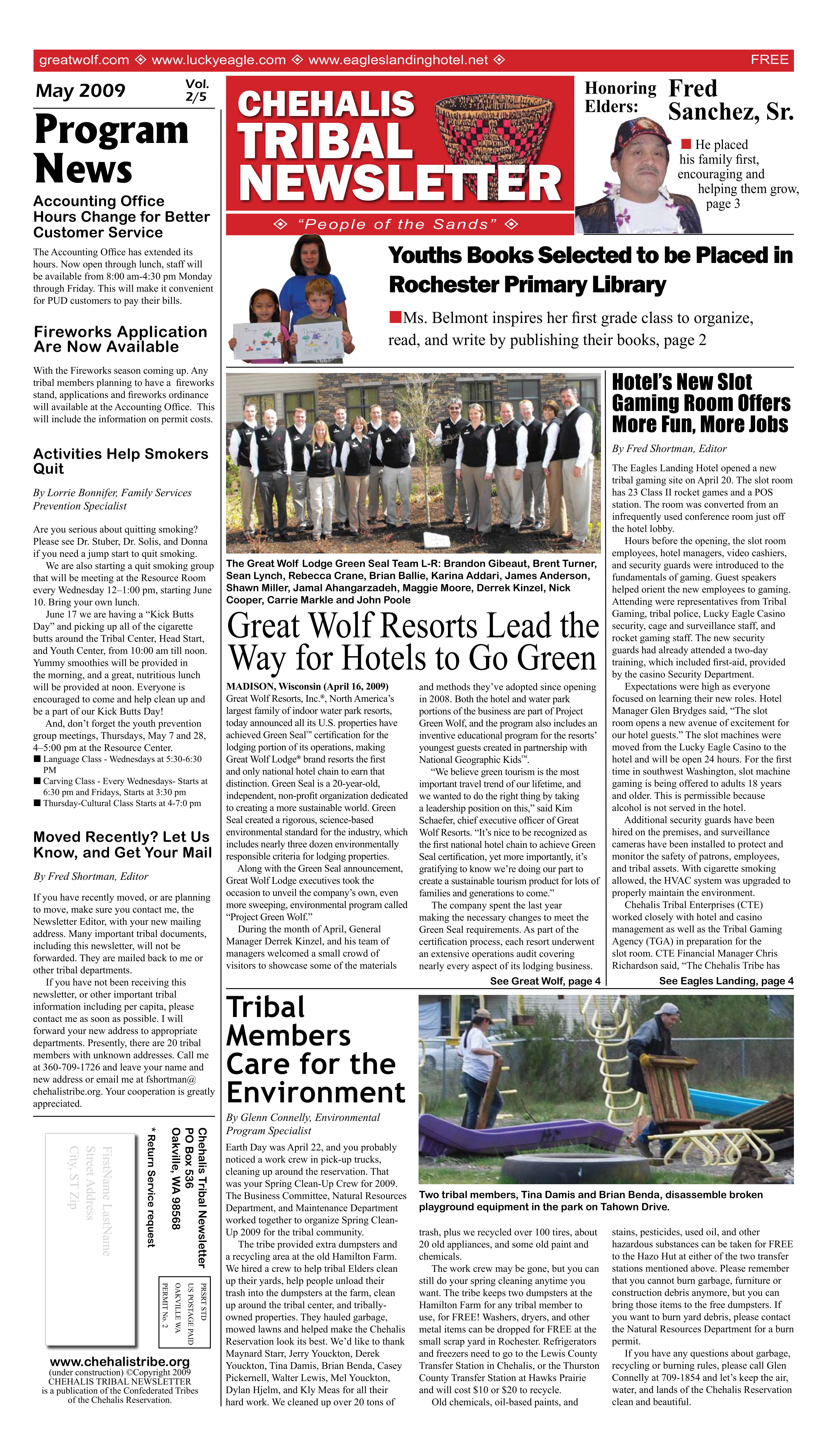 First page of May 2009