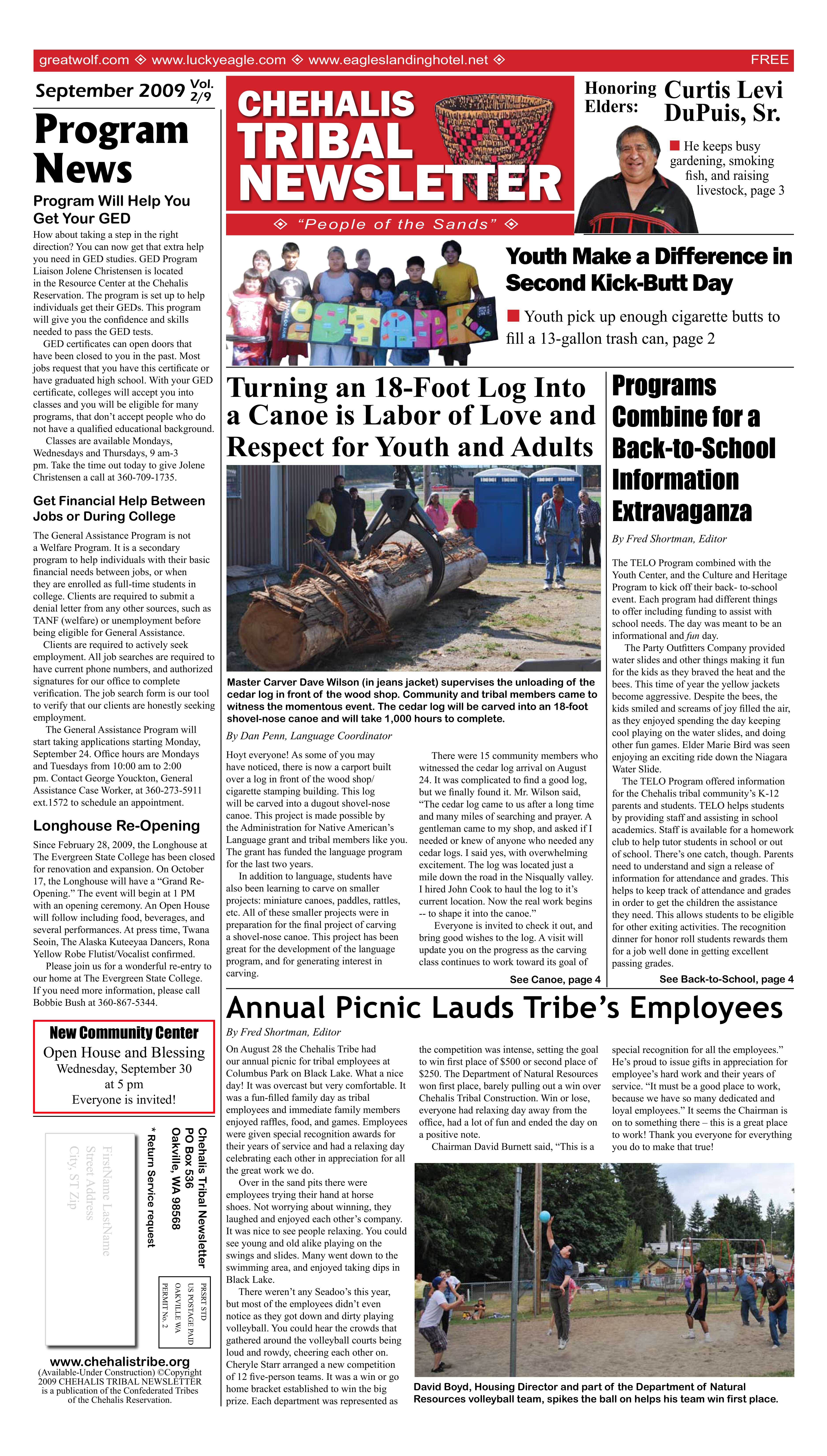 First page of September 2009