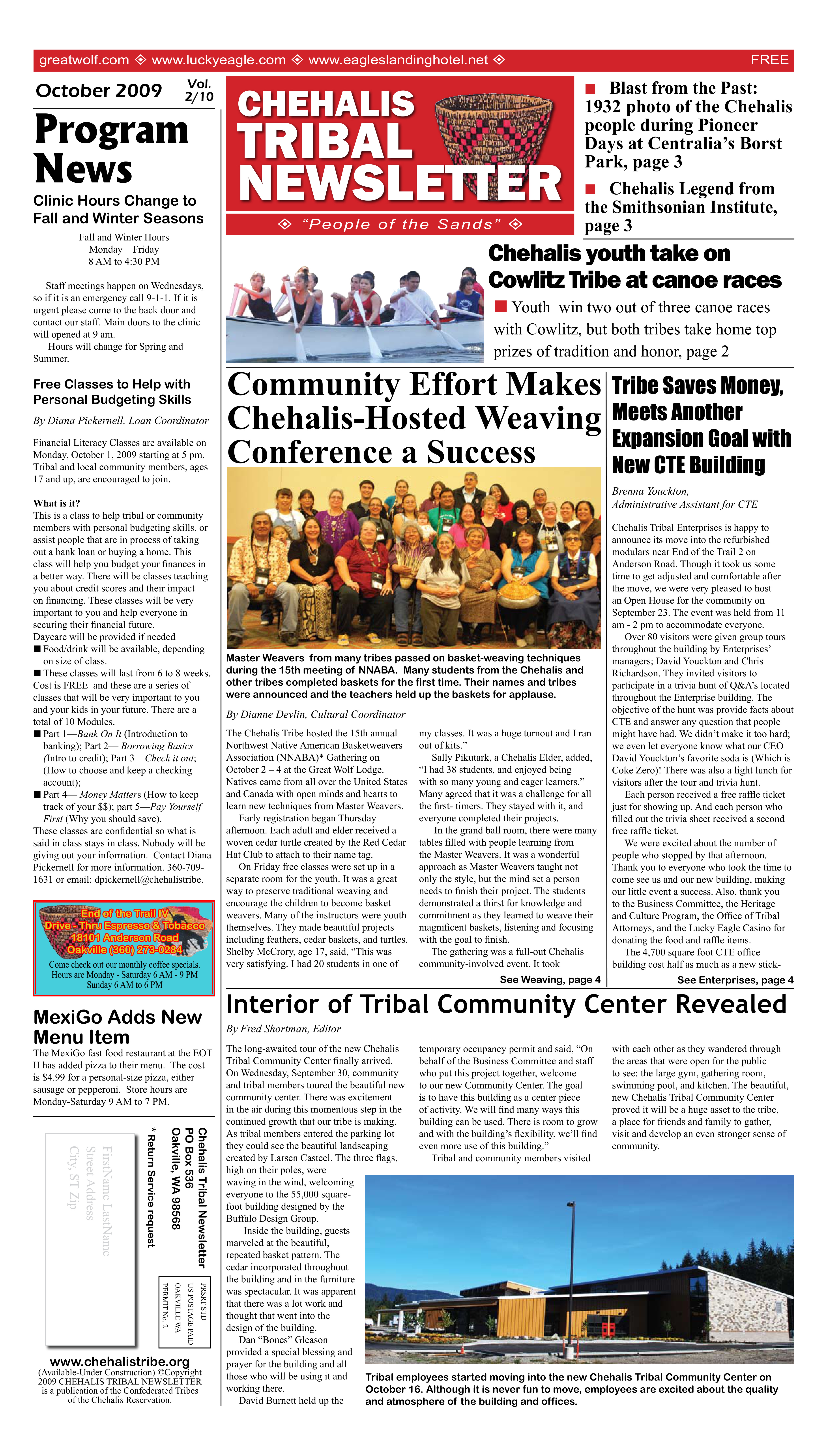 First page of October 2009