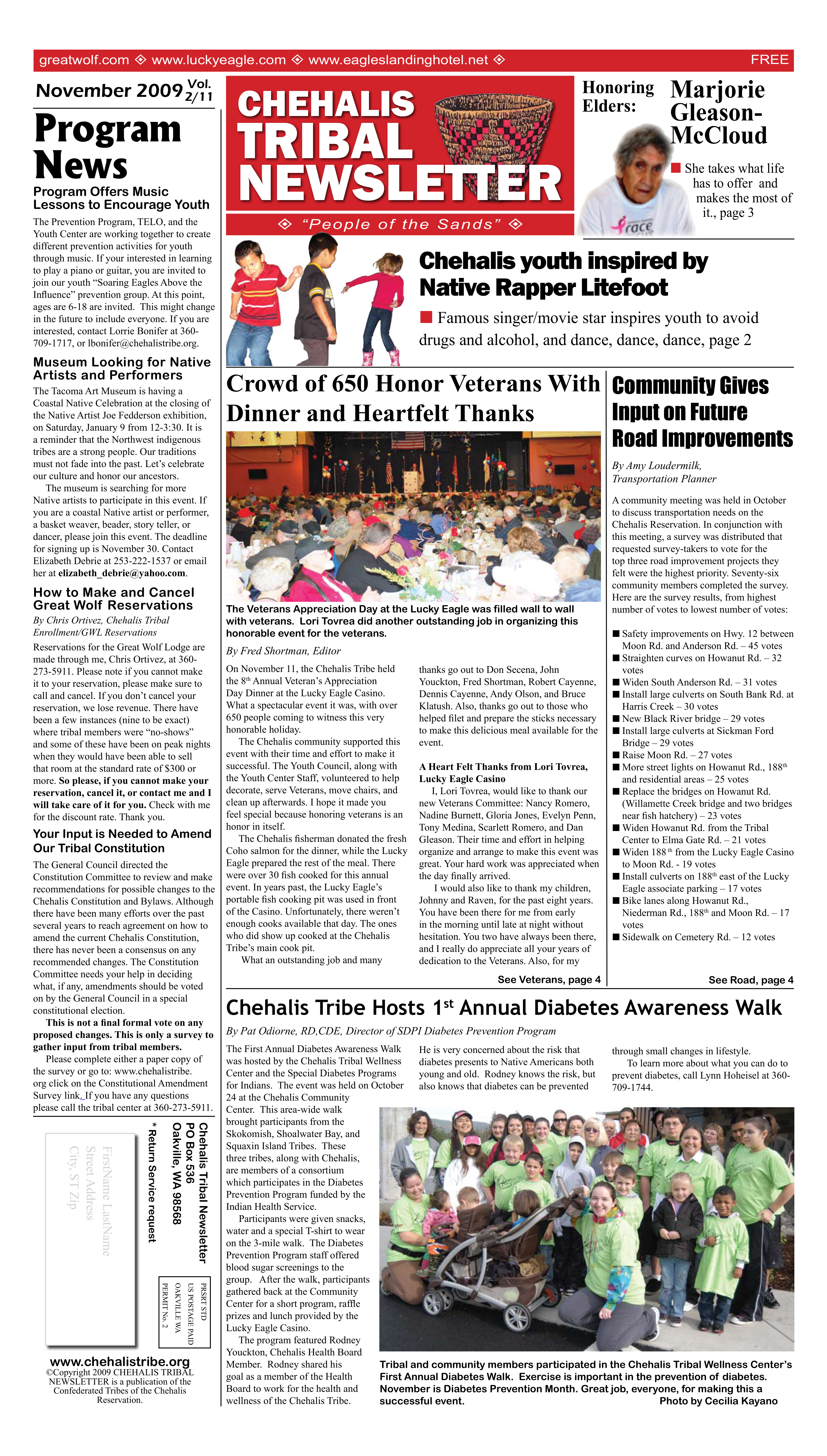 First page of November 2009