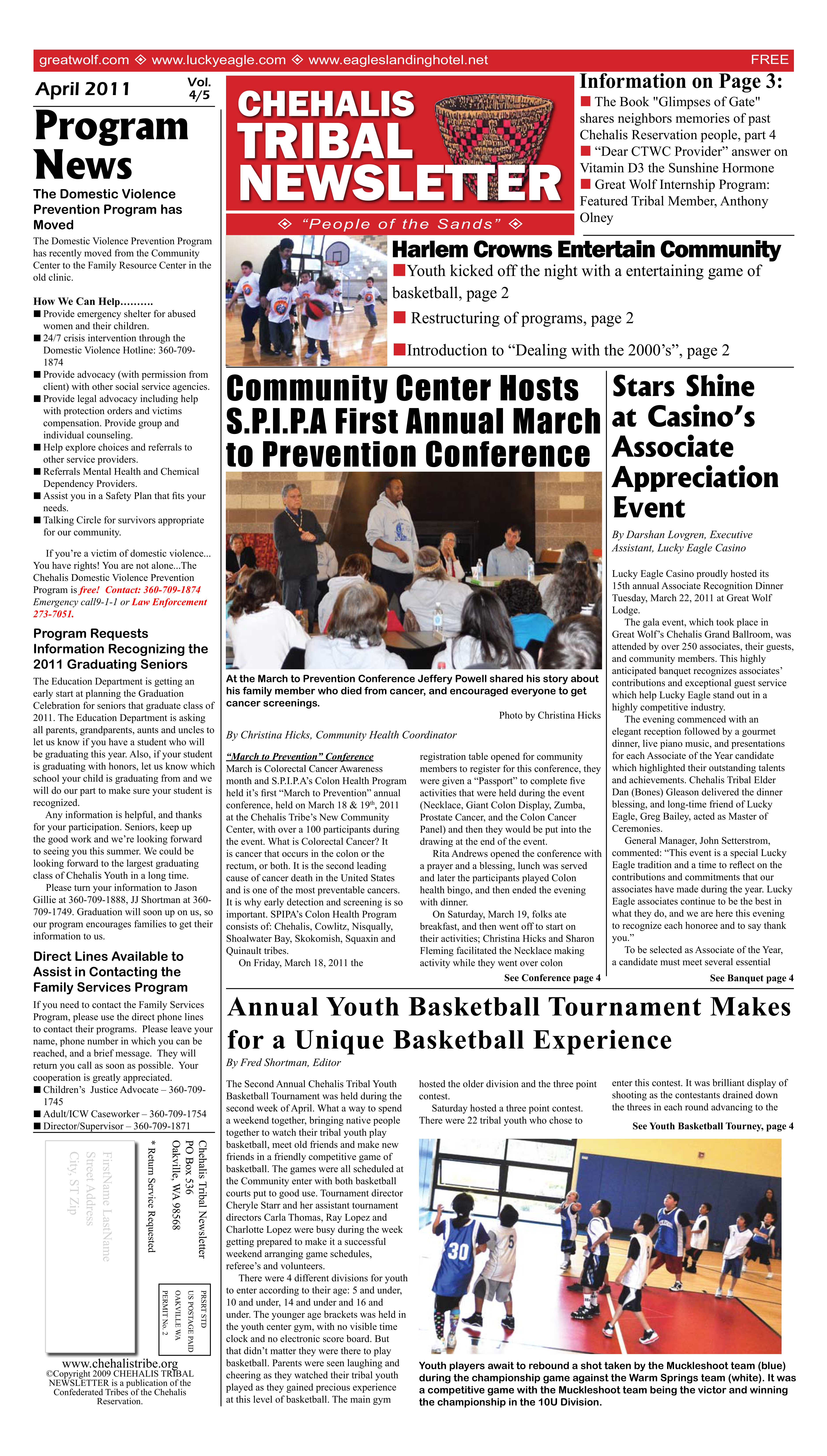 First page of April 2011