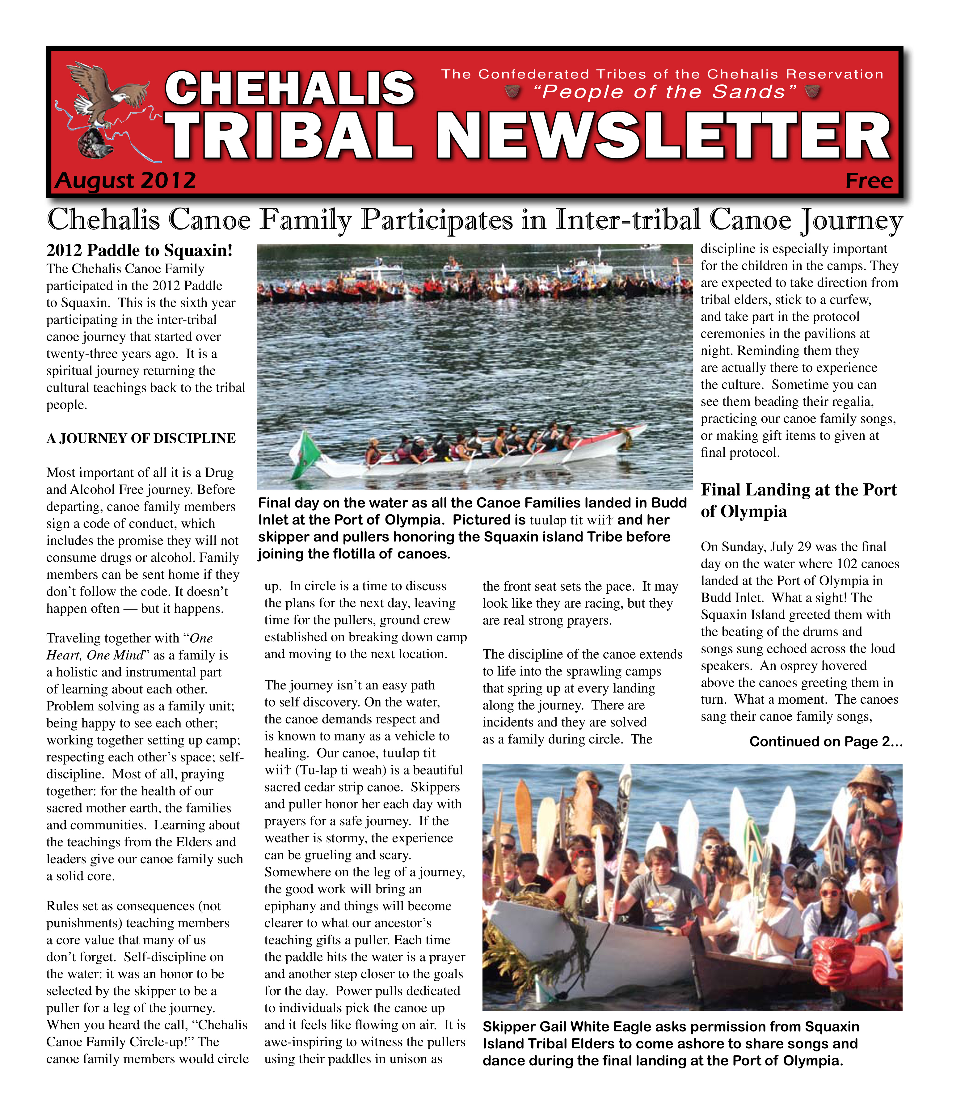 First page of August 2012