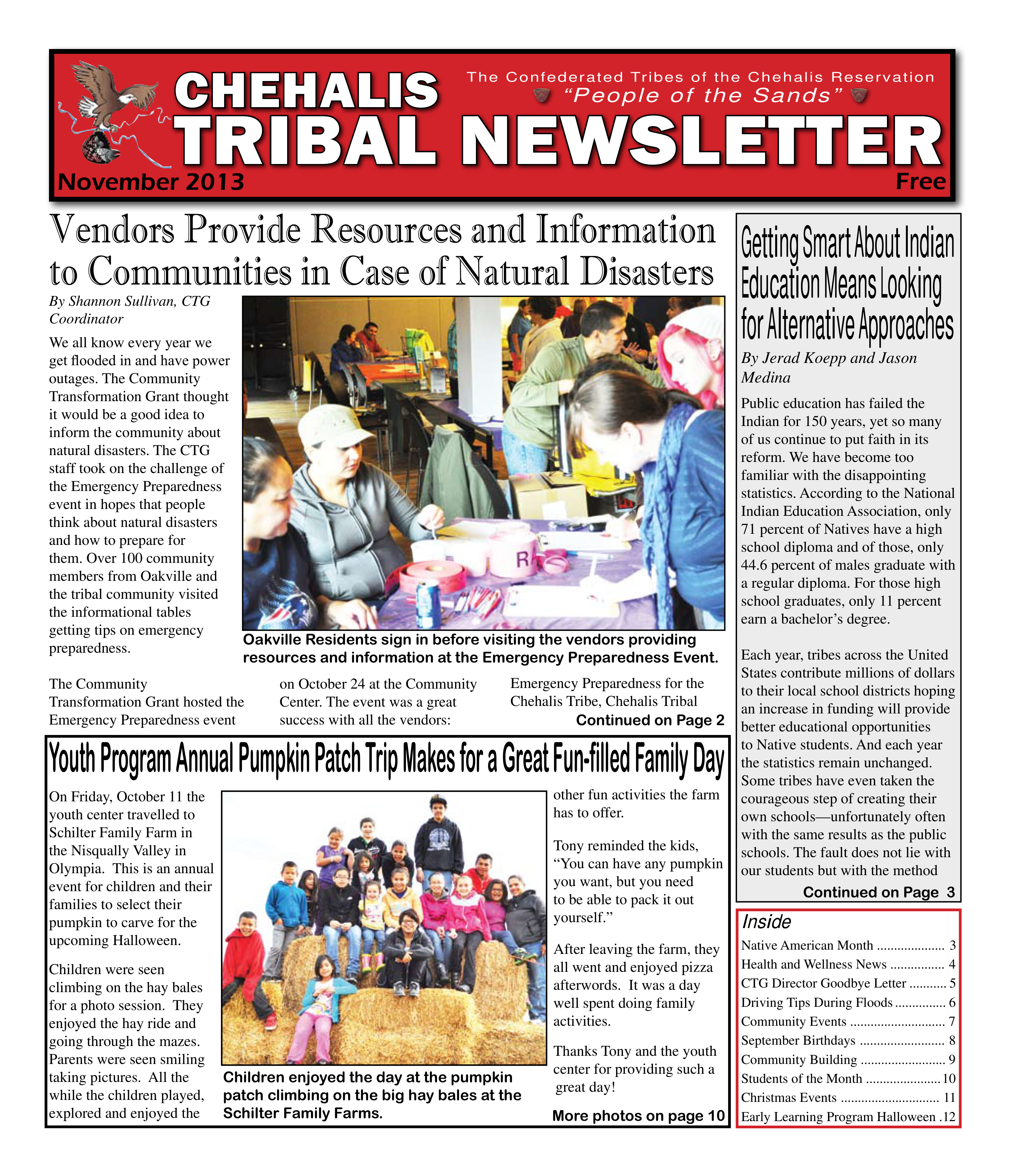 First page of November 2013