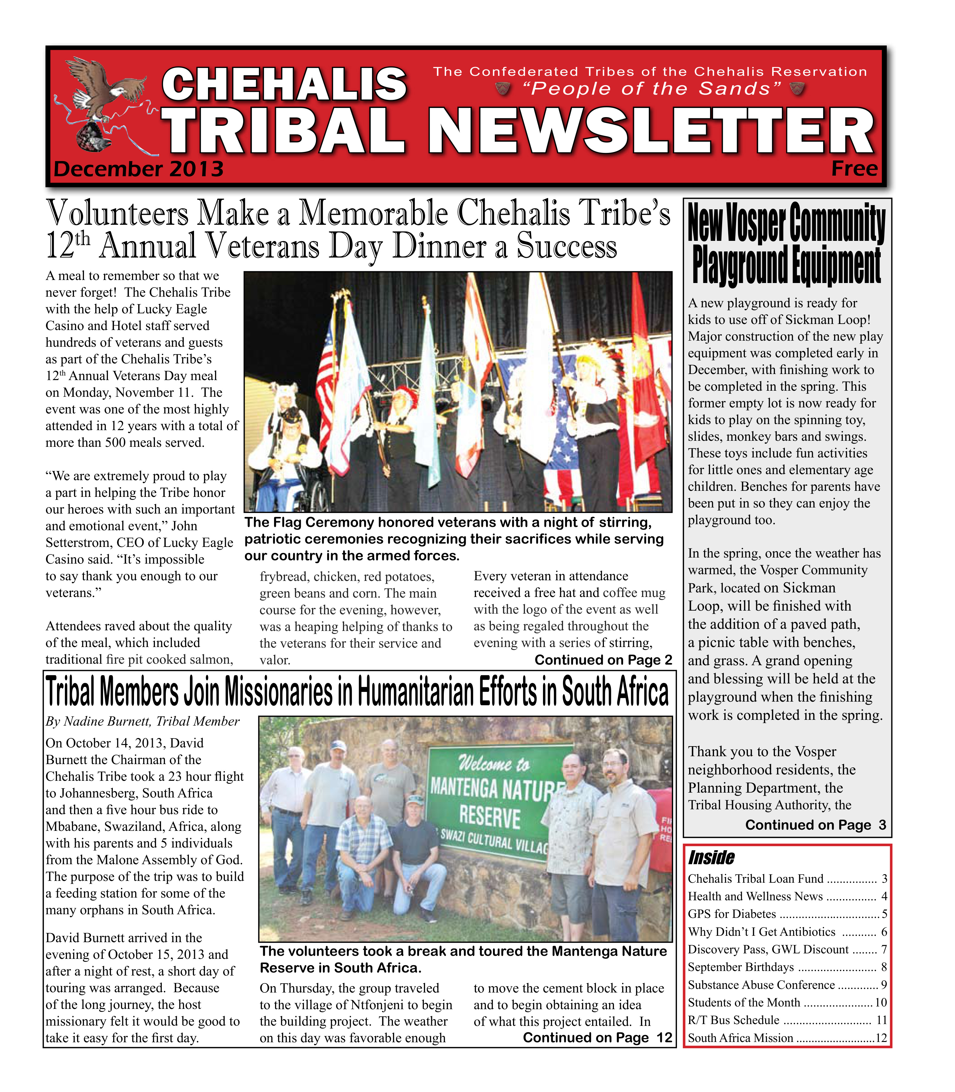 First page of December 2013