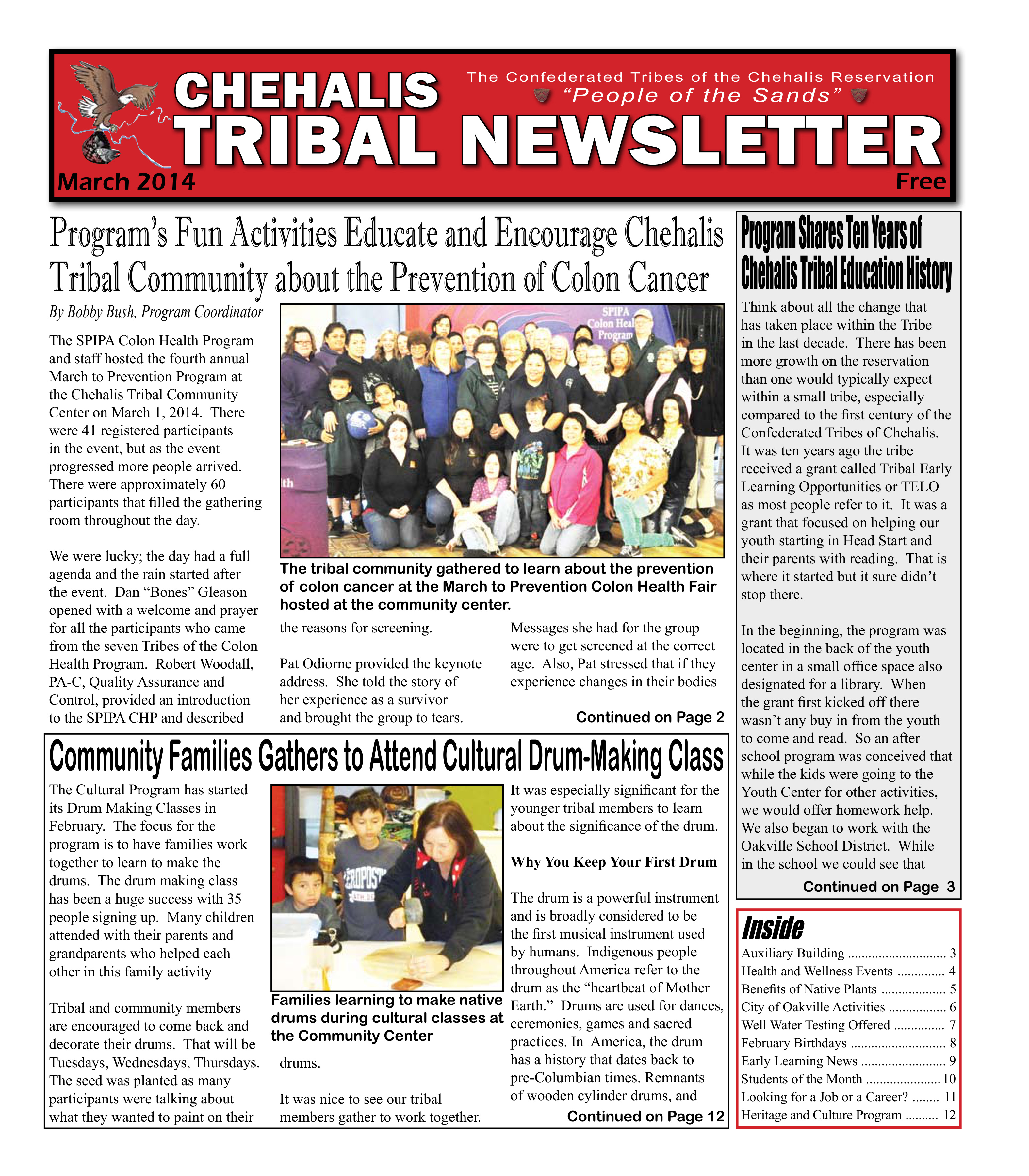 First page of March 2014