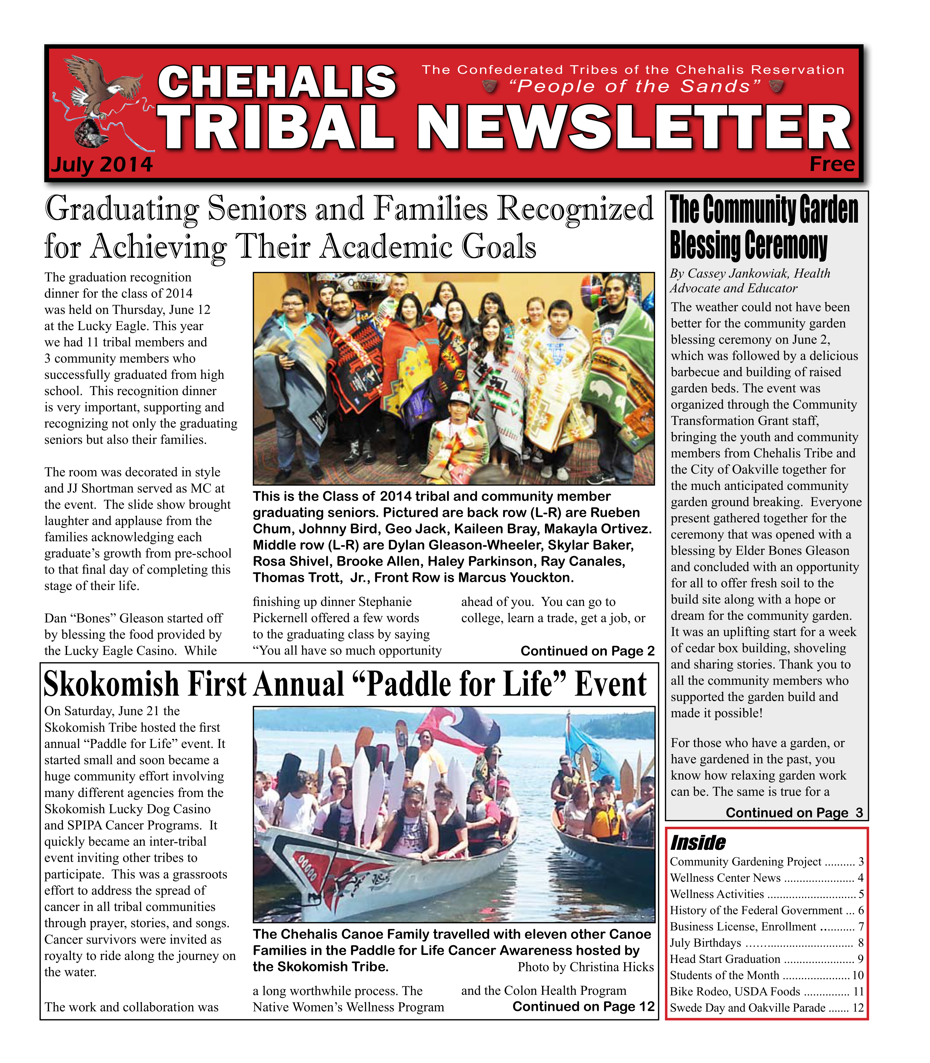 First page of July 2014