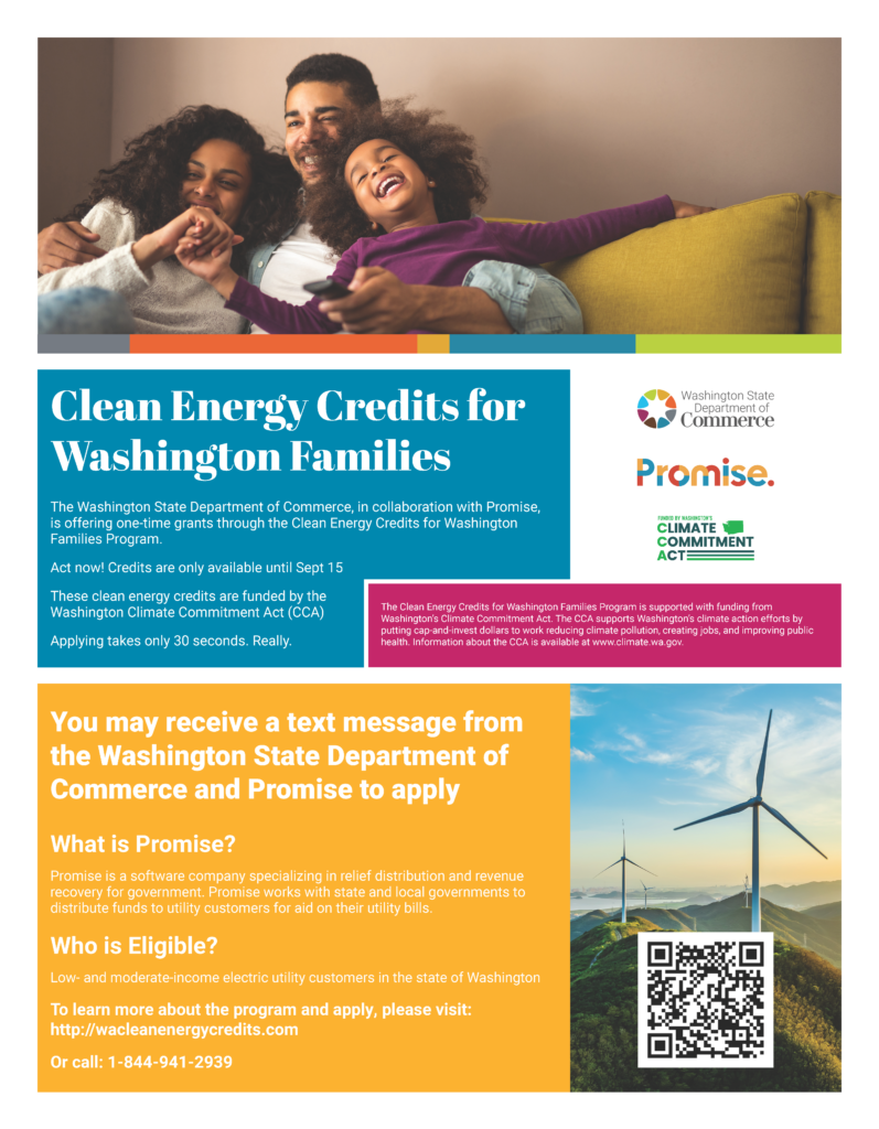 Clean Energy Credits for Washington Families! - The Chehalis Tribe
