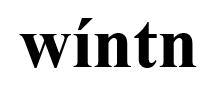 ‘Place where one stays, living place’ (pg. 271) Pronounced: wayn tin
